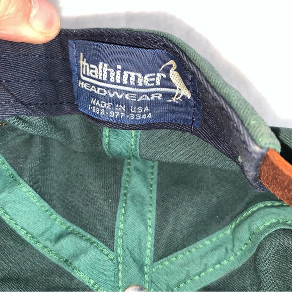 Vintage Rolex cap hat green leather strap - Picture 6 of 10